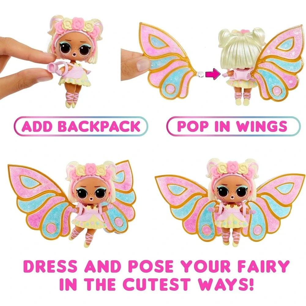L.O.L. Surprise! Fairies Tots Dolls with Make-Your-Own Fairy Wings